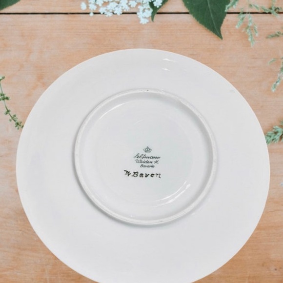 Cup and Saucer with Forget-Me-Not Flowers, by Seltmann Weiden K, Bavaria - Picture 7 of 8